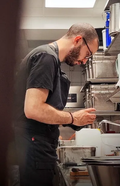 Portrait of Adam, Middle Eastern chef