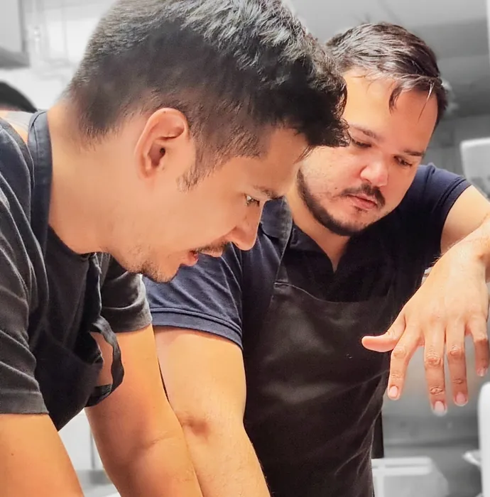 Portrait of Kristian & Simon, Modern European chef
