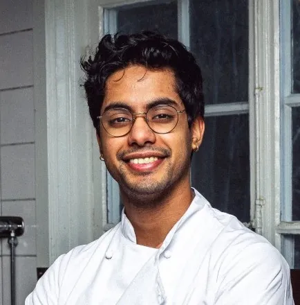 Portrait of Ritvik, Indian chef