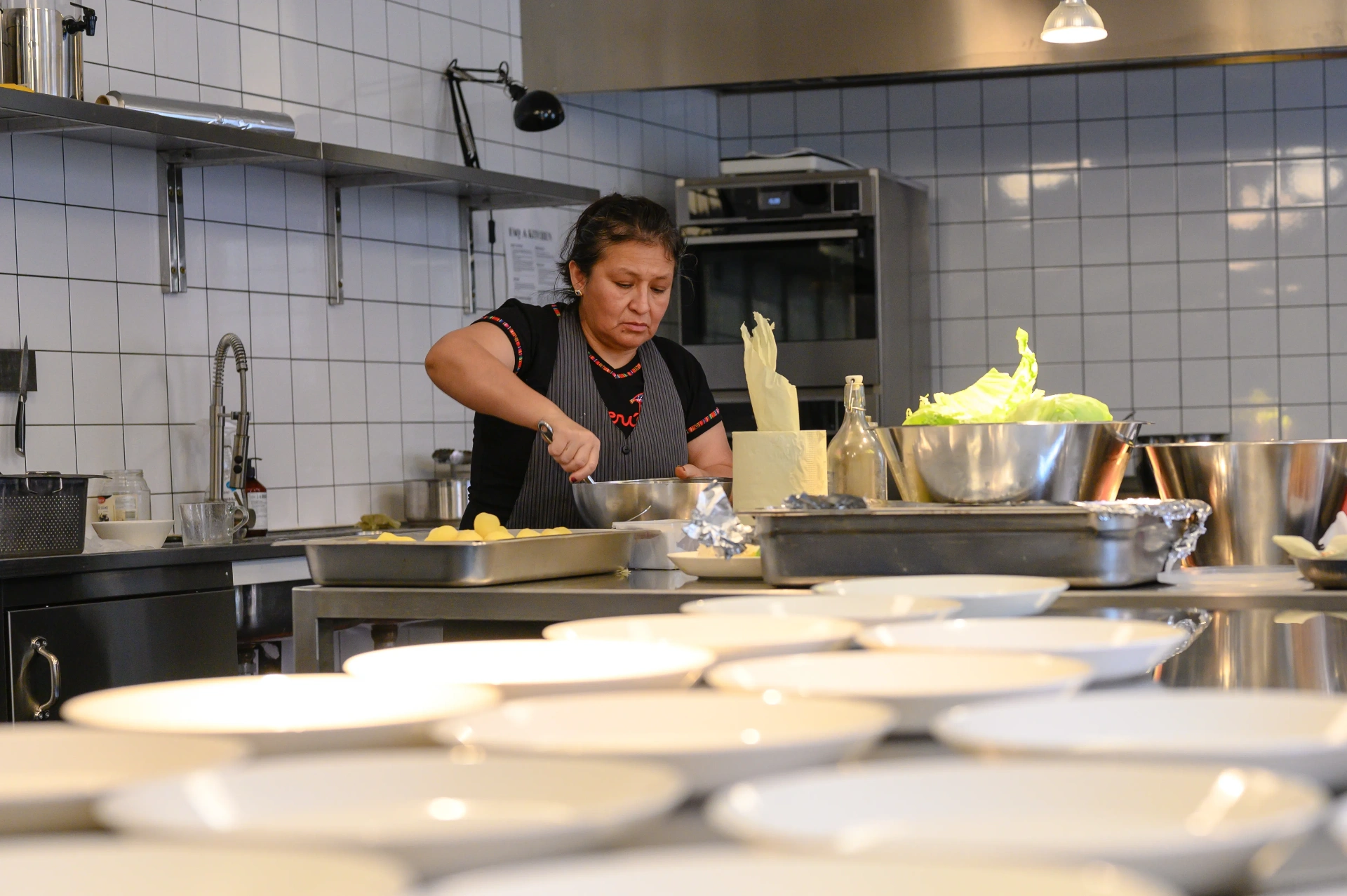 Independent chefs. 
Diverse food.